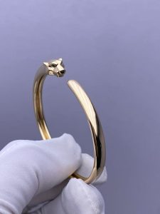 Custom Solid 18k Gold Cartier Jewelry Panthère de Cartier
