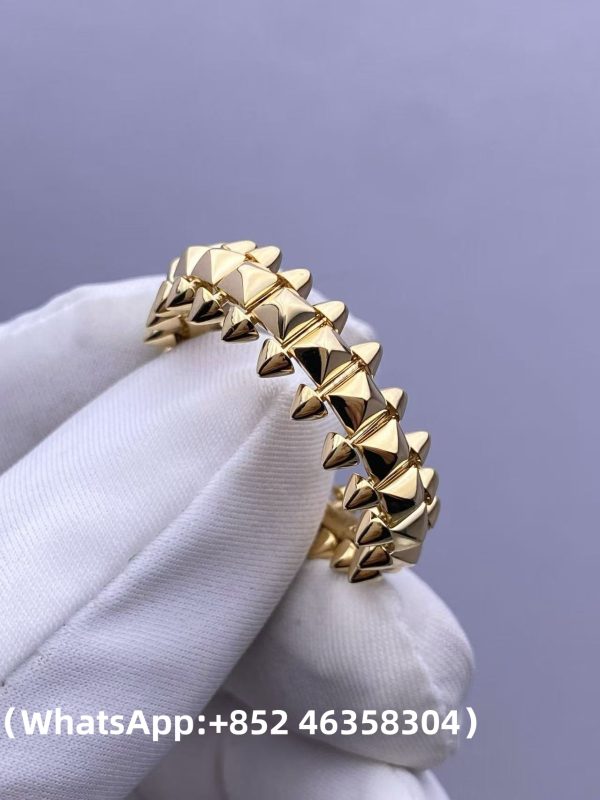 Custom Solid 18k Gold Cartier Jewelry Clash de Cartier Ring Medium Model