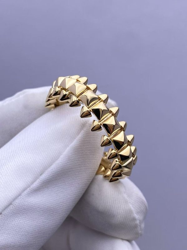 Custom Solid 18k Gold Cartier Jewelry Clash de Cartier Ring Medium Model