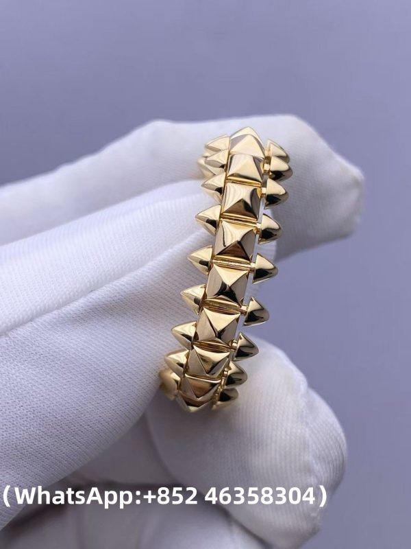 Custom Solid 18k Gold Cartier Jewelry Clash de Cartier Ring Medium Model