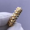 Custom Solid 18k Gold Cartier Jewelry Clash de Cartier Ring Medium Model