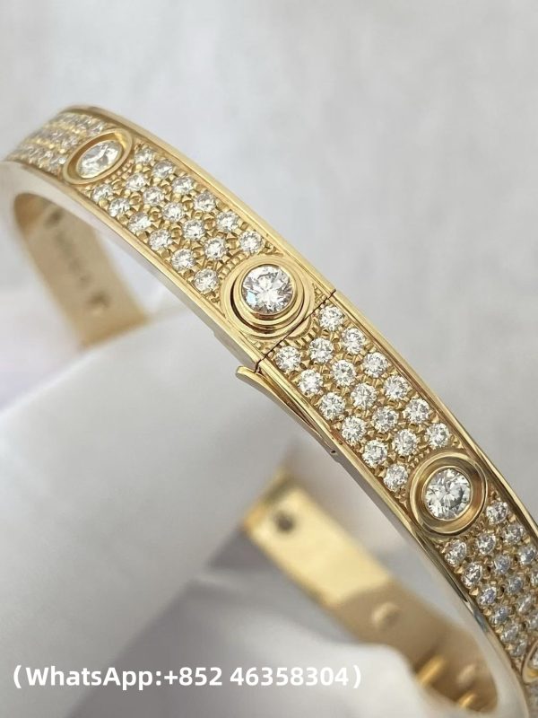 Custom Solid 18k Gold Cartier LOVE Bracelet1) Custom Solid 18k Gold Cartier LOVE Bracelet