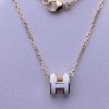 Custom Solid Jewelry Hermes Mini Pop H Necklace