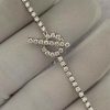 Custom Solid Hermes Finesses Diamond White Gold Bracelet