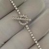 Custom Solid Hermes Finesses Diamond White Gold Bracelet