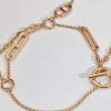 Custom Solid Hermes Chaine d’ancre Chaos Bracelet