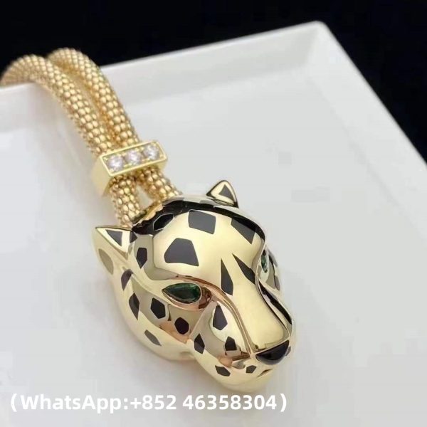 Custom Cartier Panthère de Cartier Necklace Paved