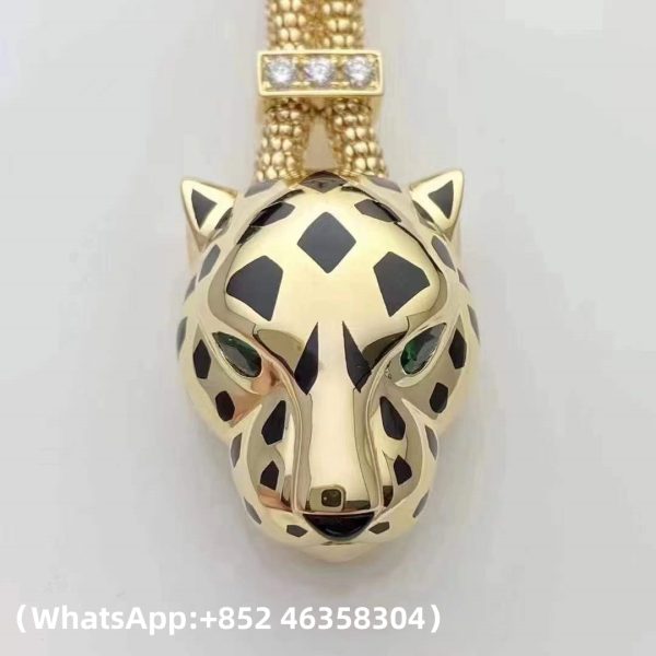 Custom Cartier Panthère de Cartier Necklace Paved