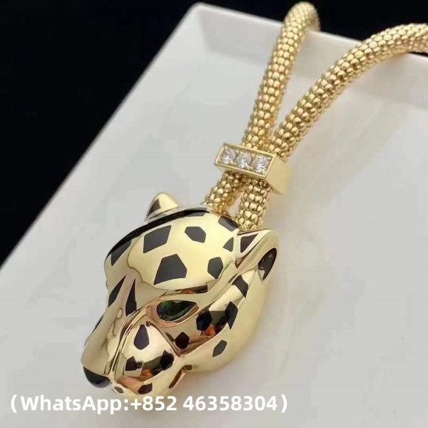 Custom Cartier Panthère de Cartier Necklace Paved