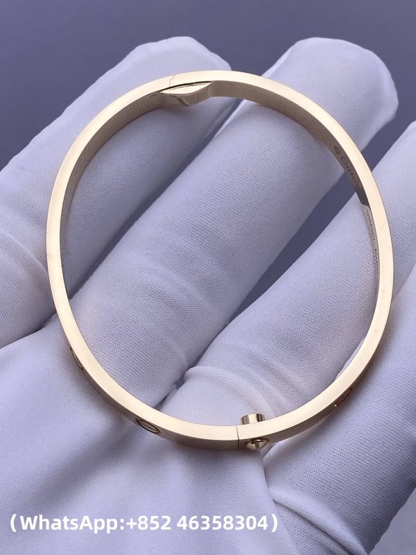 custom solid 18k gold cartier love bracelet classic model
