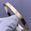custom solid 18k gold cartier love bracelet classic model