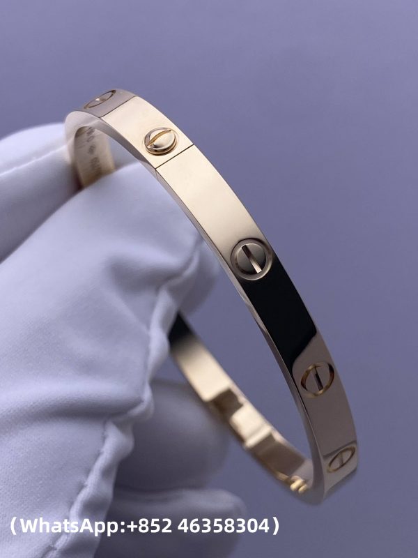 custom solid 18k gold cartier love bracelet classic model
