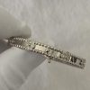 Custom Solid 18k Gold Van Cleef & Arpels Jewelry Perlée Sweet Clovers Bracelet Medium Model 18K White Gold Diamond