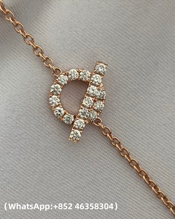 Custom Solid 18k Gold Hermes jewelry Finesse Bracelet Custom Solid 18k Gold Hermes jewelry Finesse Bracelet