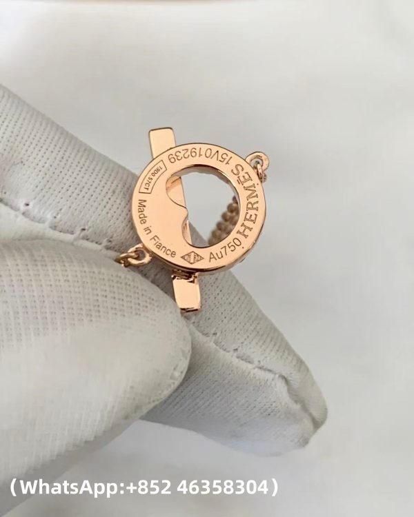 微信图片_20251105142147_4531_163 (1) Custom Solid 18k Gold Hermes jewelry Finesse Bracelet