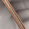 Custom solid 18k gold Van Cleef & Arpels Jewelry Perlée Diamonds Bracelet