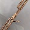 Custom solid 18k gold Van Cleef & Arpels Jewelry Perlée Diamonds Bracelet