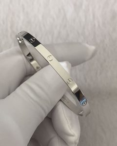 Custom 18k gold Cartier LOVE Bracelet Small Model