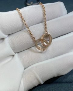 Custom Solid 18k Gold Cartier Jewelry LOVE Bracelet On Chain