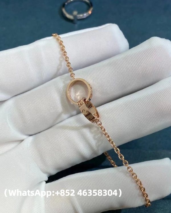 Custom Solid 18k Gold Cartier Jewelry LOVE Bracelet On Chain Custom Solid 18k Gold Cartier Jewelry LOVE Bracelet On Chain