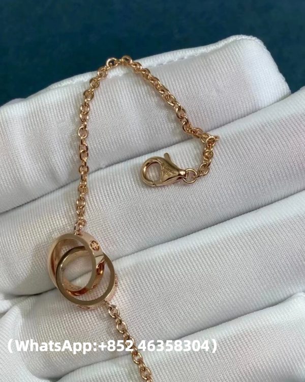 Custom Solid 18k Gold Cartier Jewelry LOVE Bracelet On Chain Custom Solid 18k Gold Cartier Jewelry LOVE Bracelet On Chain