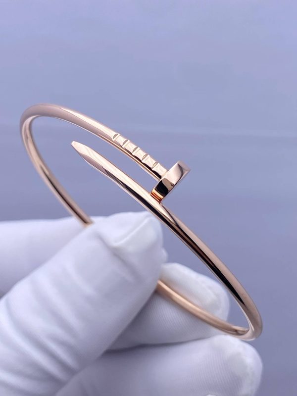 Custom Solid 18k Gold Cartier Jewelry Juste un Clou Bracelet Small Model