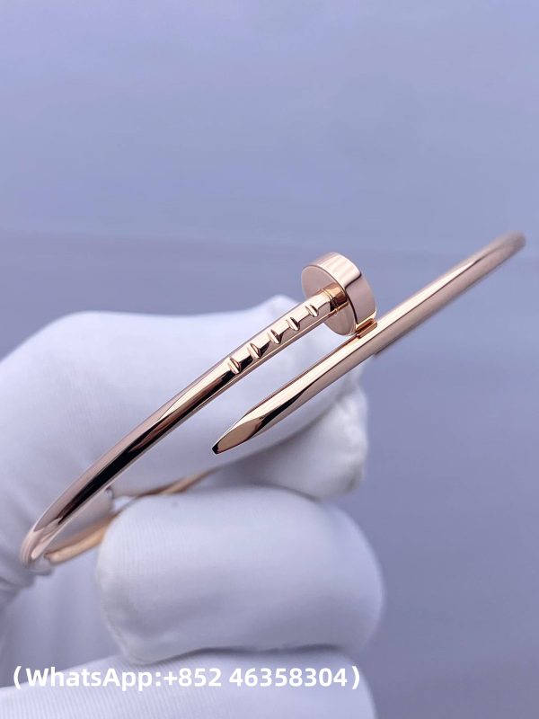 Custom Solid 18k Gold Cartier Jewelry Juste un Clou Bracelet Small Model