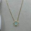 Custom Solid 18k Gold Van Cleef & Arpels Jewelry Lucky Alhambra Star Pendant Necklace and Mother of Pearl Custom Solid 18k Gold Van Cleef & Arpels Jewelry Lucky Alhambra Star Pendant Necklace and Mother of Pearl