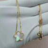 Custom Solid 18k Gold Van Cleef & Arpels Jewelry Lucky Alhambra Star Pendant Necklace and Mother of Pearl Custom Solid 18k Gold Van Cleef & Arpels Jewelry Lucky Alhambra Star Pendant Necklace and Mother of Pearl