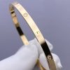 Custom Solid 18k Gold Cartier Jewelry LOVE Bracelet Small Model 6 Diamonds Custom Solid 18k Gold Cartier Jewelry LOVE Bracelet Small Model 6 Diamonds