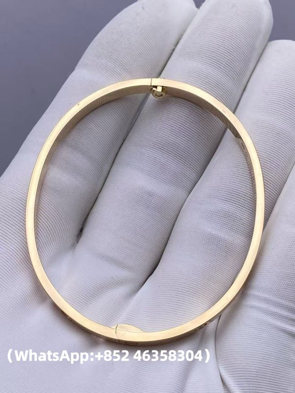 Custom Solid 18k Gold Cartier Jewelry LOVE Bracelet Small Model 6 Diamonds Custom Solid 18k Gold Cartier Jewelry LOVE Bracelet Small Model 6 Diamonds