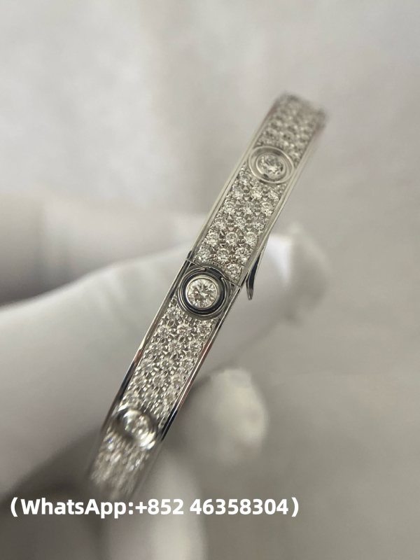 Custom Solid 18k Gold Cartier Jewelry LOVE Bracelet Classic Model Paved 10 Diamonds Custom Solid 18k Gold Cartier Jewelry LOVE Bracelet Classic Model Paved 10 Diamonds